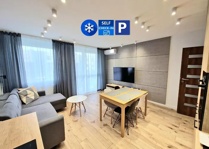Tesorio Apartment Wroclaw - Air Conditioning, Free Parking, Self Check-In - Klimatyzacja, Darmowy Parking